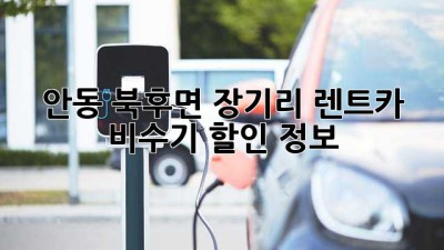 안동 북후면 장기리 렌트카 비수기 할인 정보